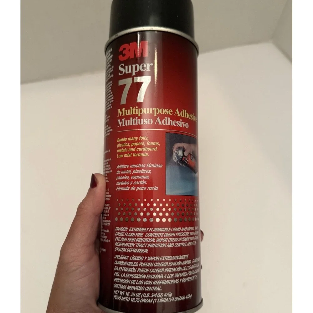 3M Super 77 Multipurpose Spray Adhesive, 16.75 oz (24‎ fl. oz.)